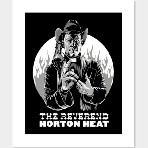 The Reverend Horton Heat Wall Art by CosmicAngerDesign